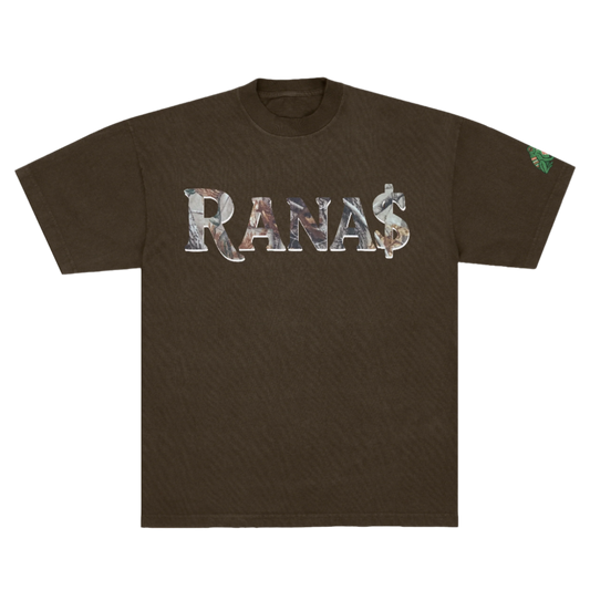 RANAS CAMO TREE VINTAGE BROWN TEE